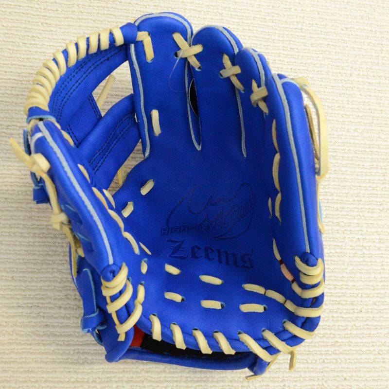 ジームス Zeems 軟式少年用グラブ 三方親 大型 限定 コウモリ型ロゴ