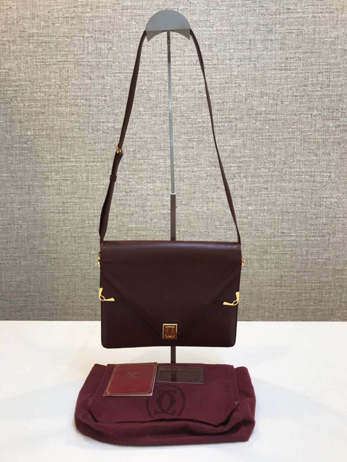 Cartier カルティエ ヴィンテージ マストラインショルダーバッグ I.266