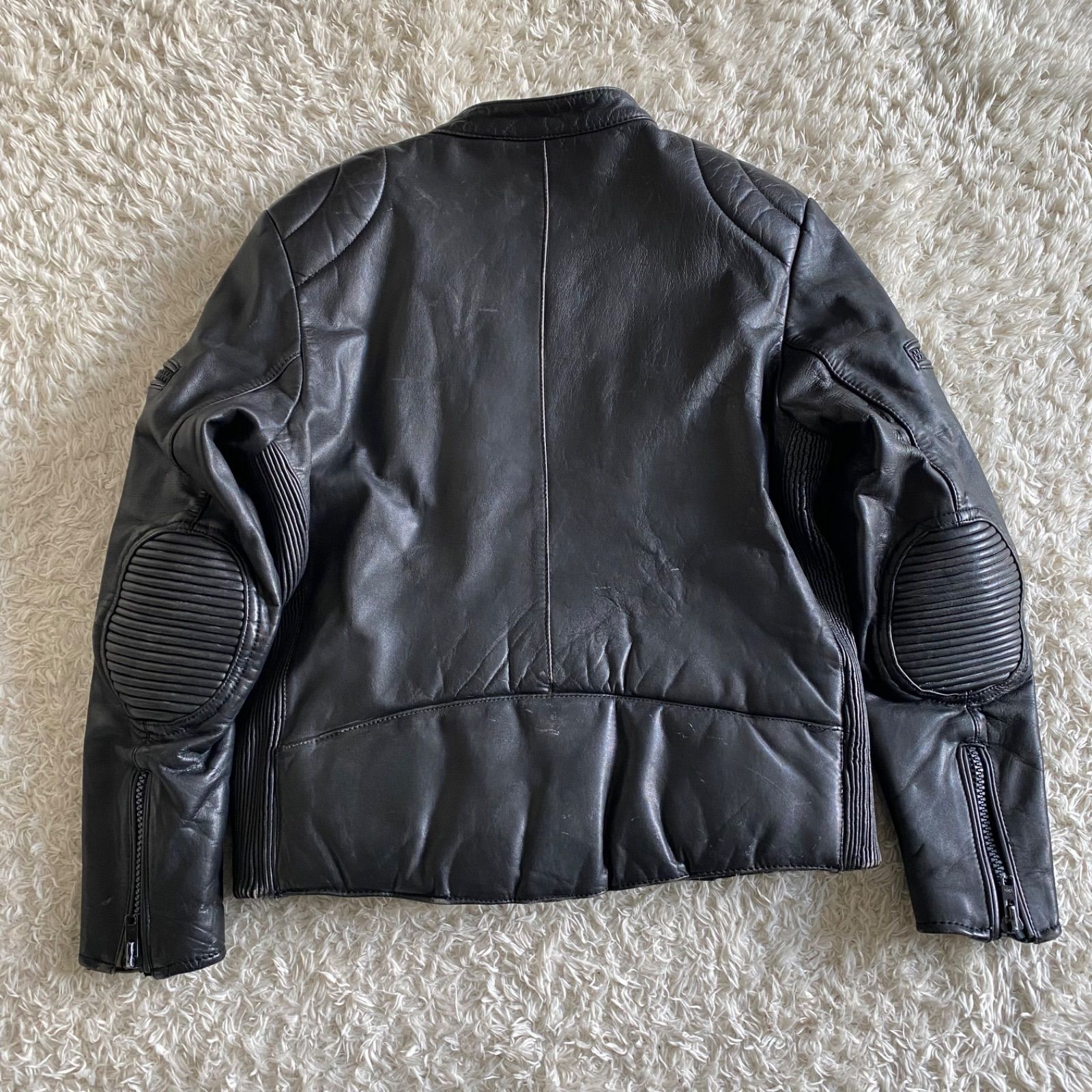 70〜80s vintage ECHTES LEDER レザージャケット ライダースジャケット