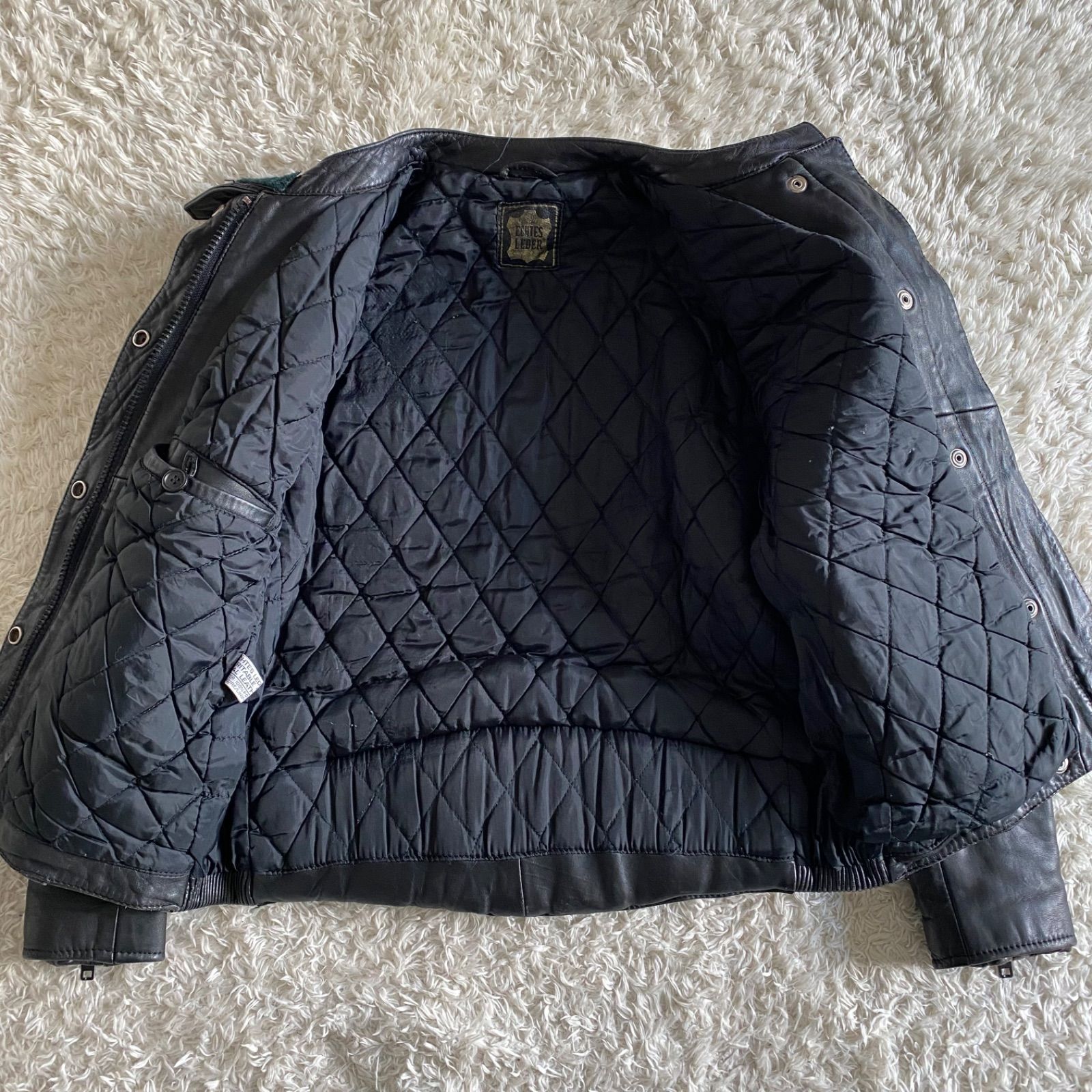 ヴィンテージ ECHTES LEDER レザージャケット　ライダースジャケット 70〜80s vintage ECHTES LEDER レザージャケット ライダースジャケット
