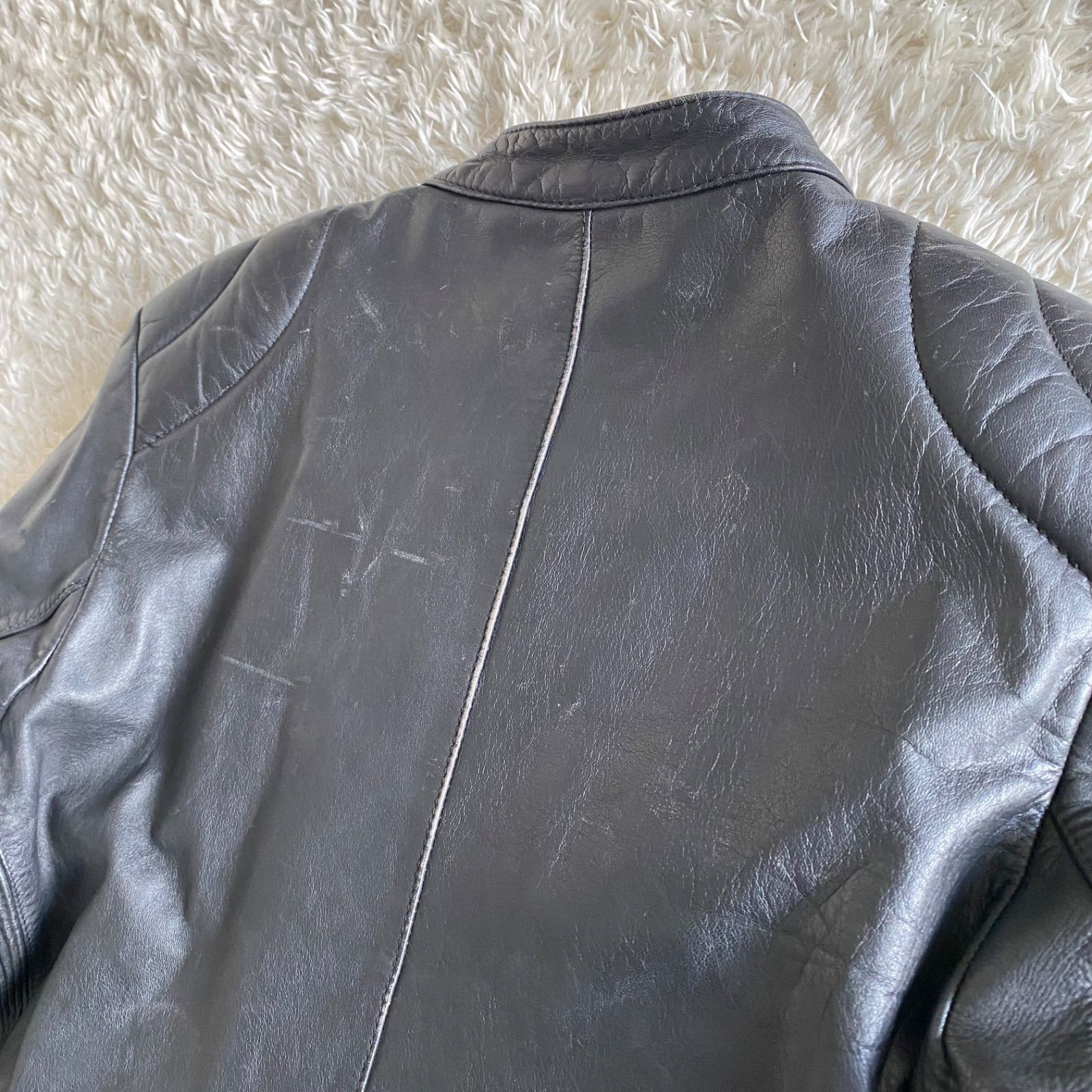 70〜80s vintage ECHTES LEDER レザージャケット ライダースジャケット
