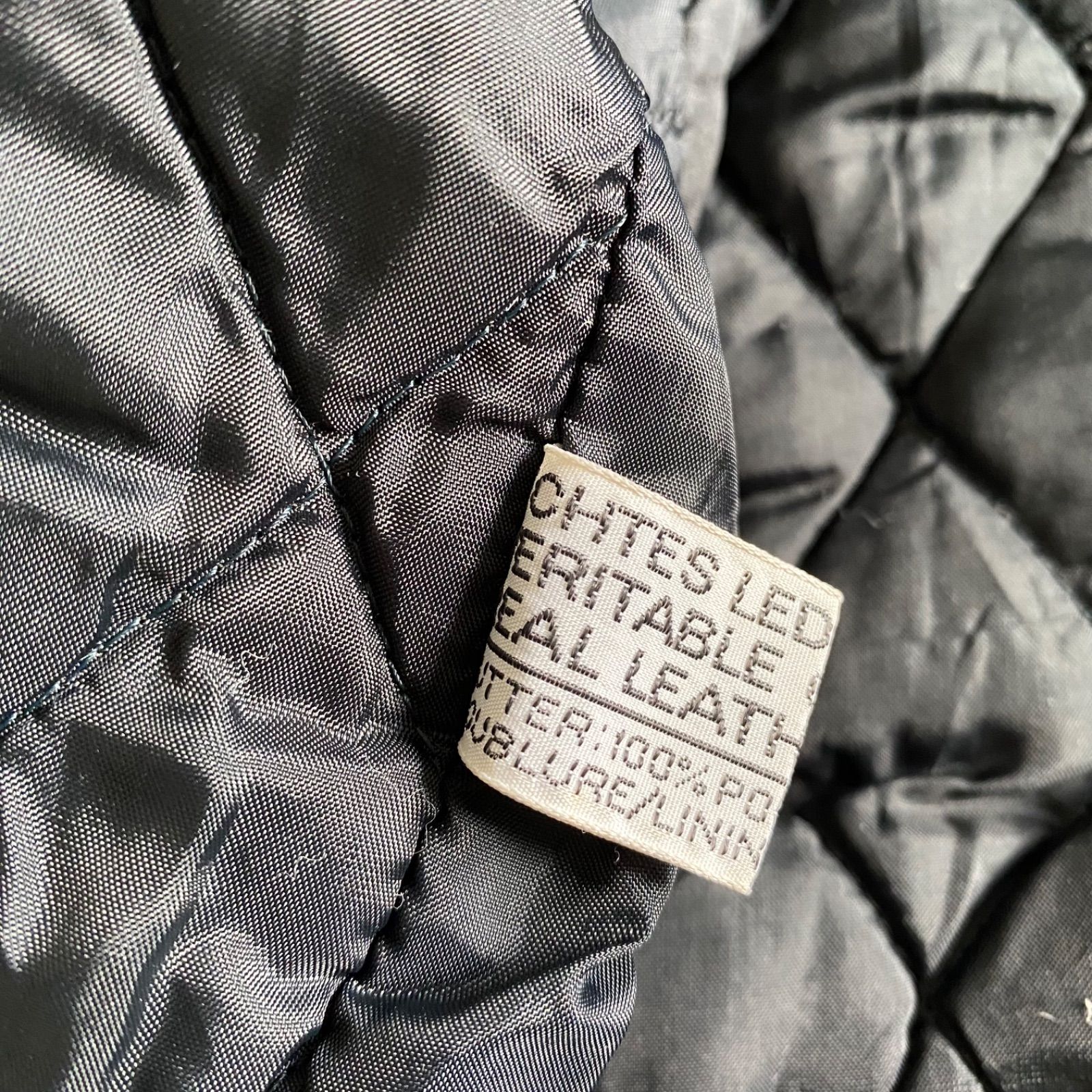 70〜80s vintage ECHTES LEDER レザージャケット ライダースジャケット