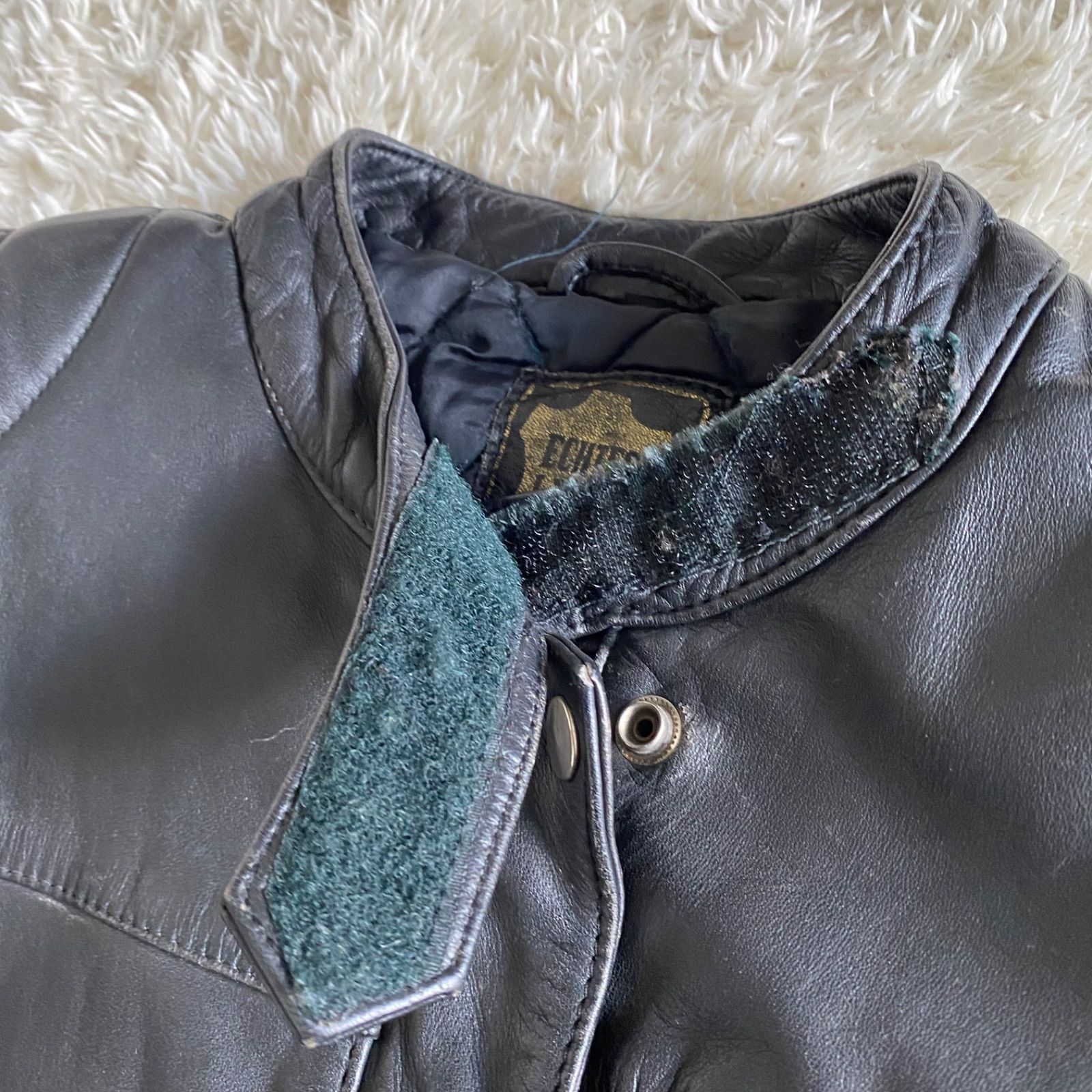70〜80s vintage ECHTES LEDER レザージャケット ライダースジャケット