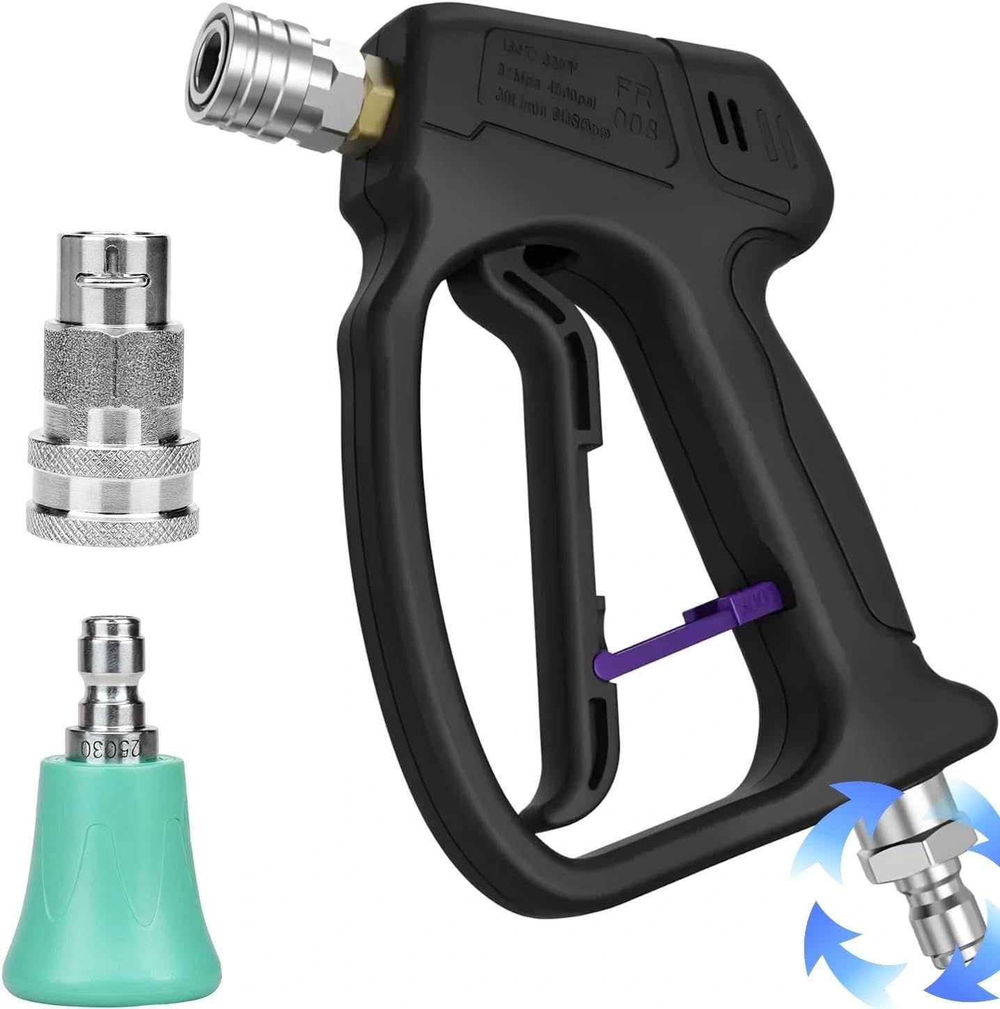 2025新登場ankon新型回転式ショートガン】 高圧洗浄ショートガン 高圧