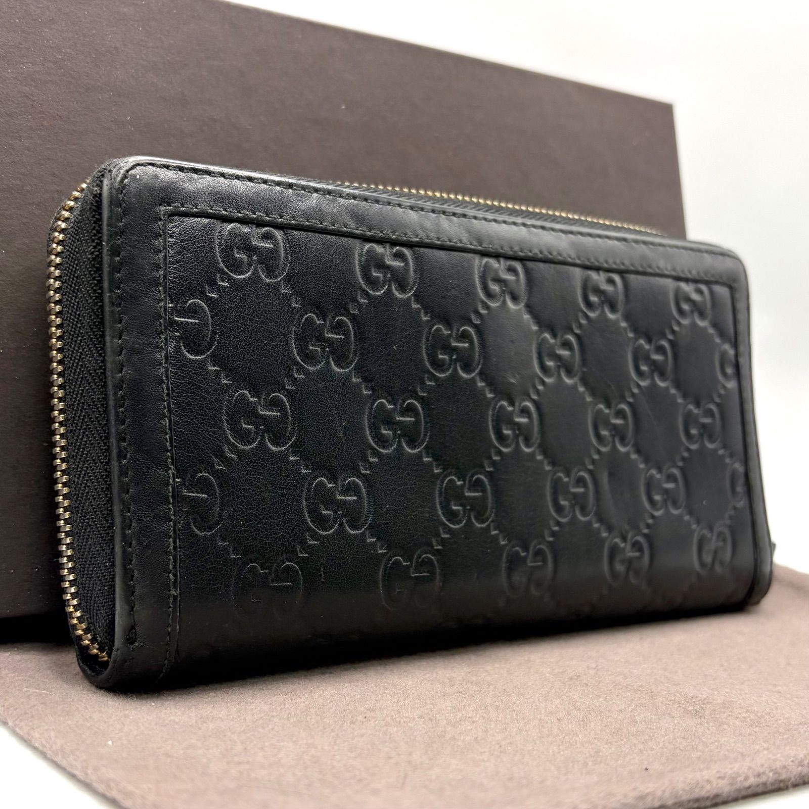 v65 GUCCI グッチ 長 財布 ジップ アラウンド ウォレット ラウンド