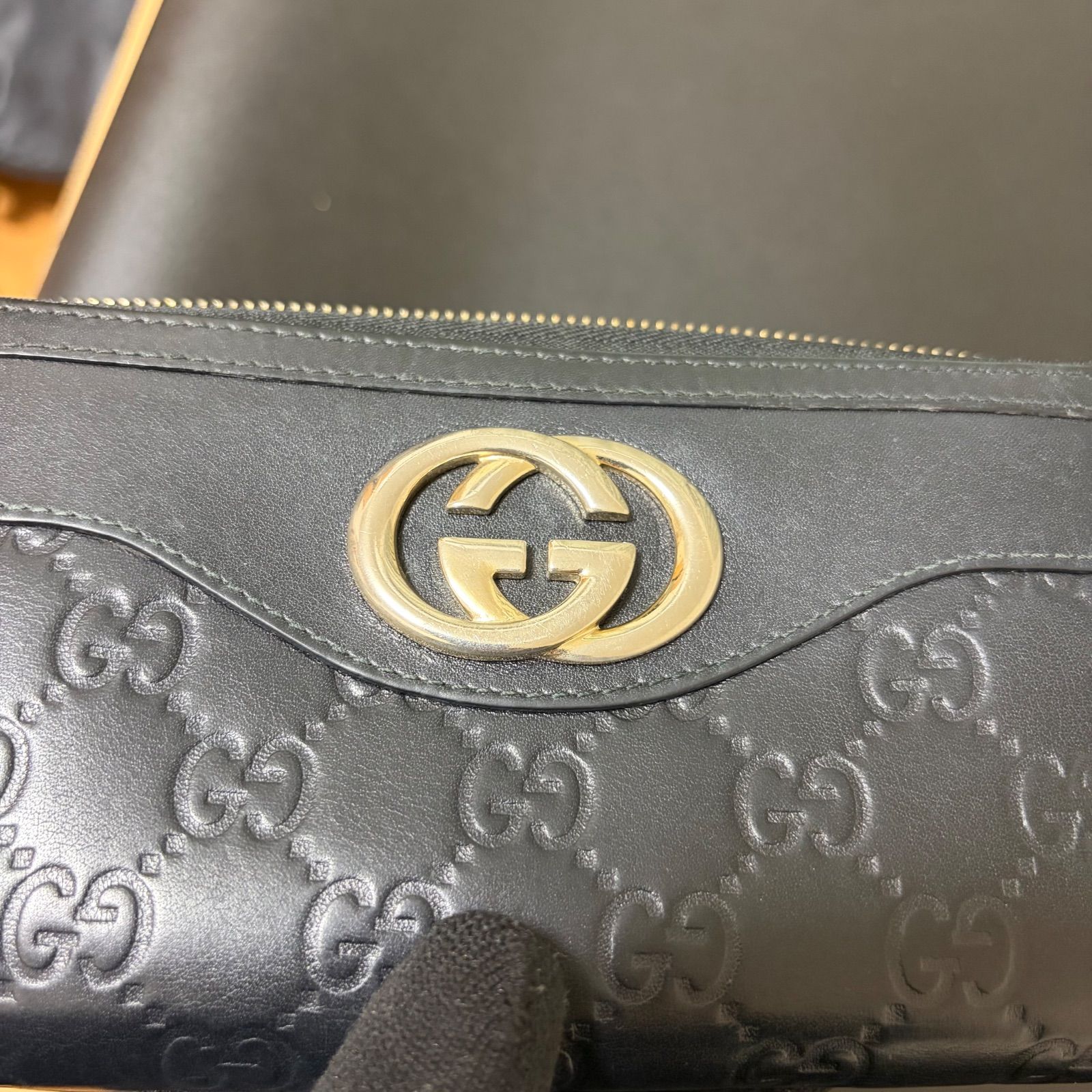 v65 GUCCI グッチ 長 財布 ジップ アラウンド ウォレット ラウンド