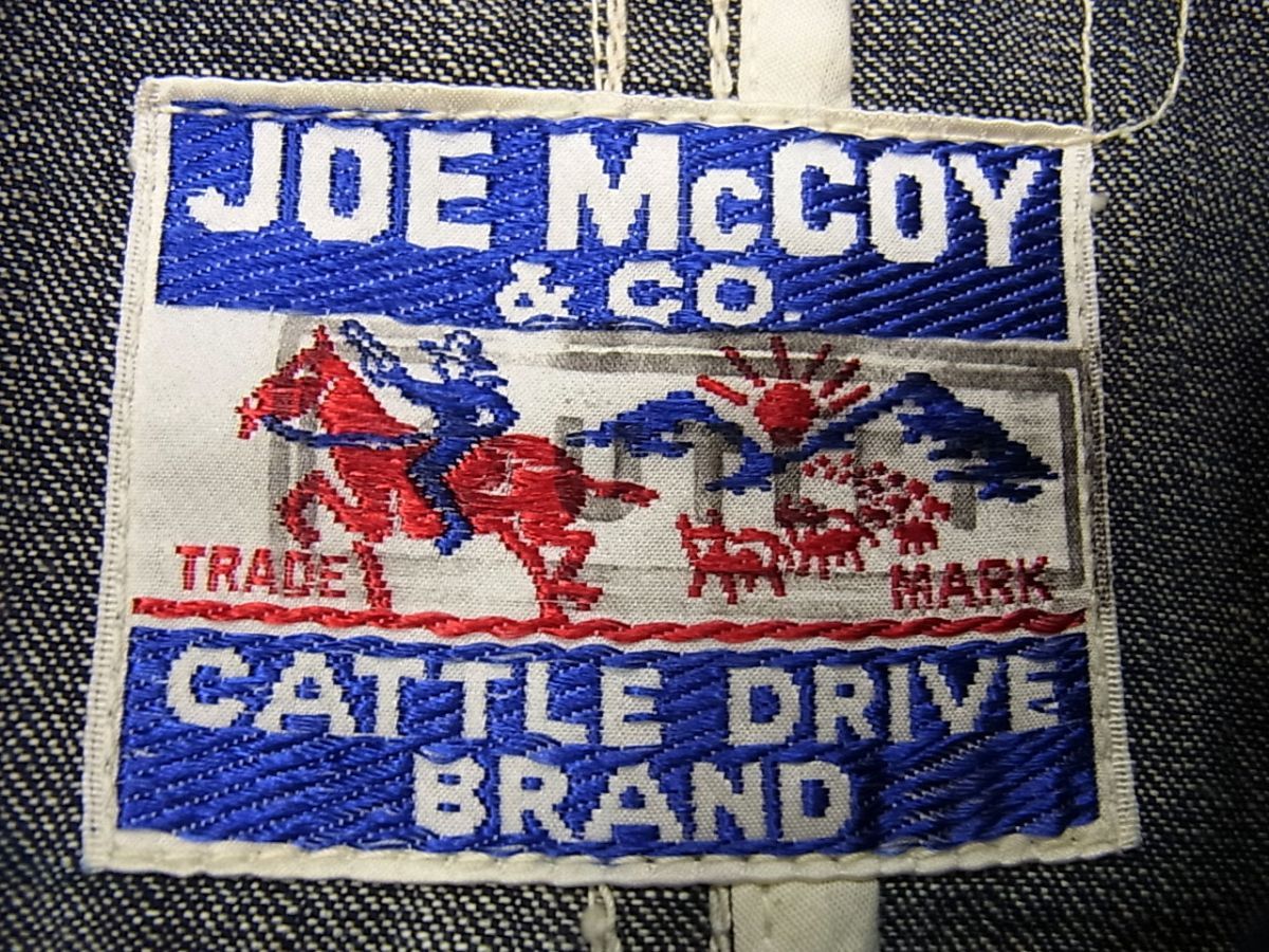 新品☆REAL McCOY'S JOE McCOY デニムサックコート デニムカバーオール
