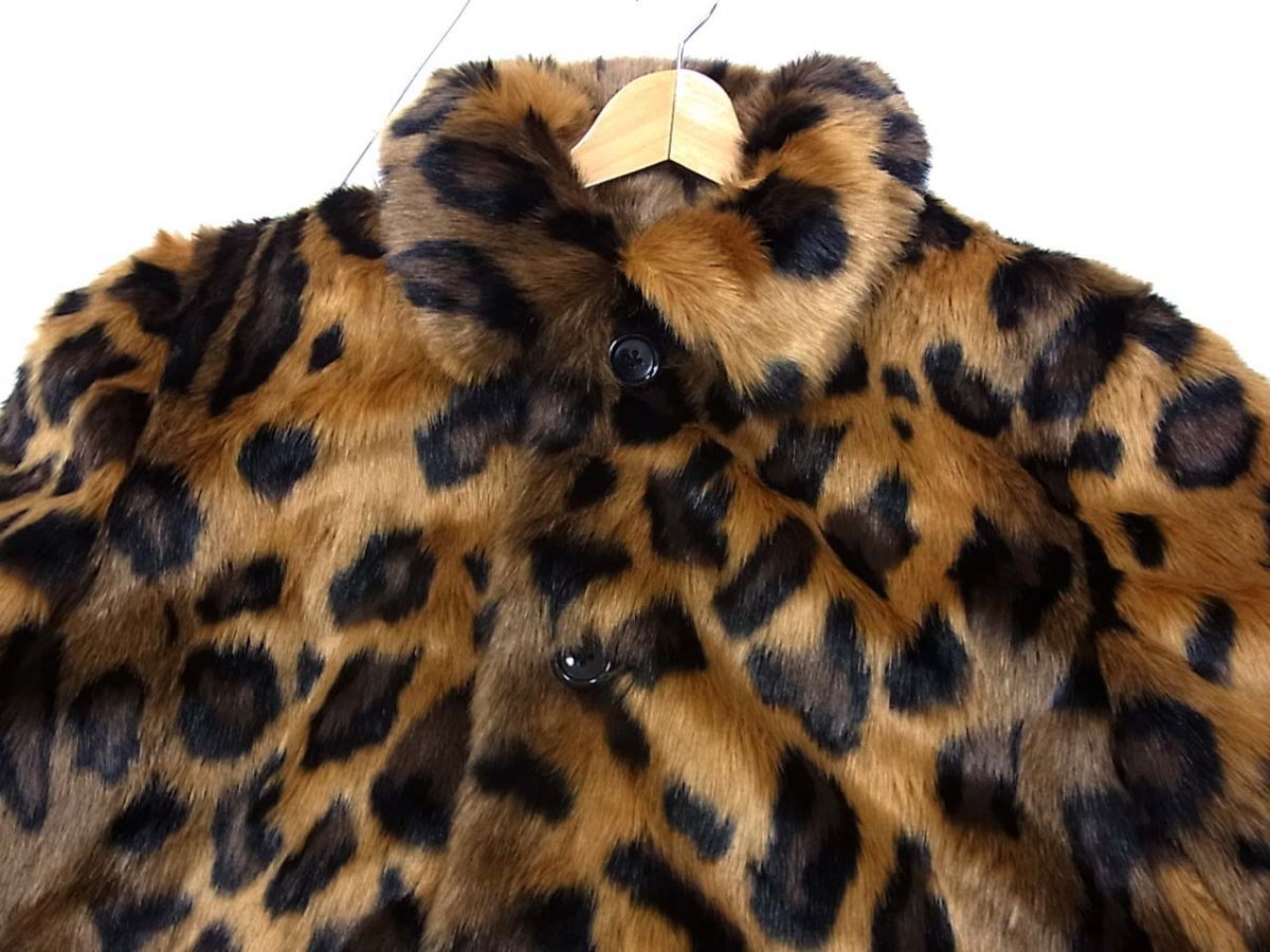 定価54,780円◇GANGSTERVILLE ファーコート レオパード柄 日本製