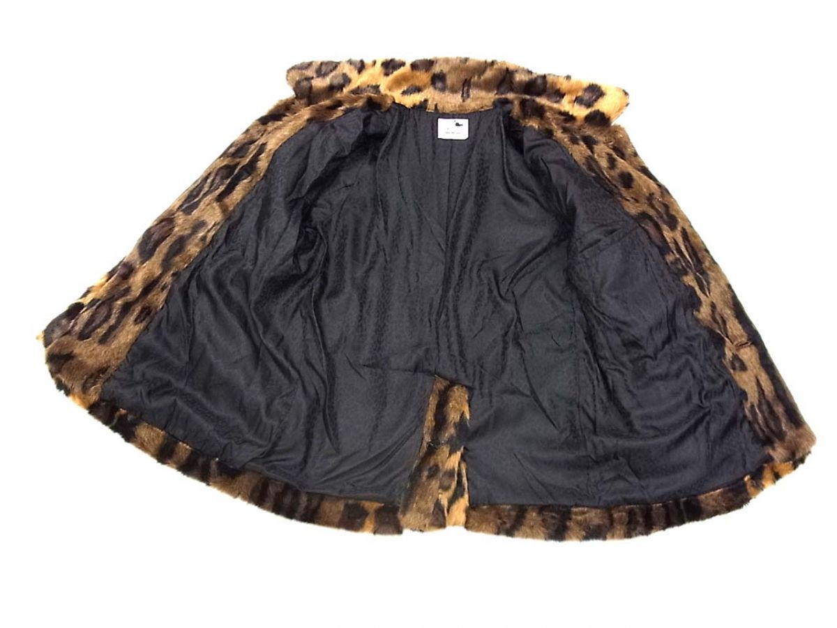 定価54,780円◇GANGSTERVILLE ファーコート レオパード柄 日本製