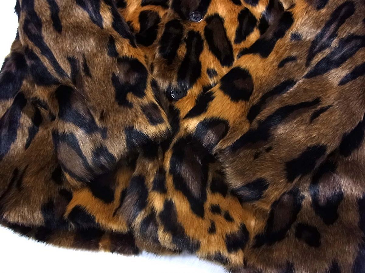 定価54,780円◇GANGSTERVILLE ファーコート レオパード柄 日本製