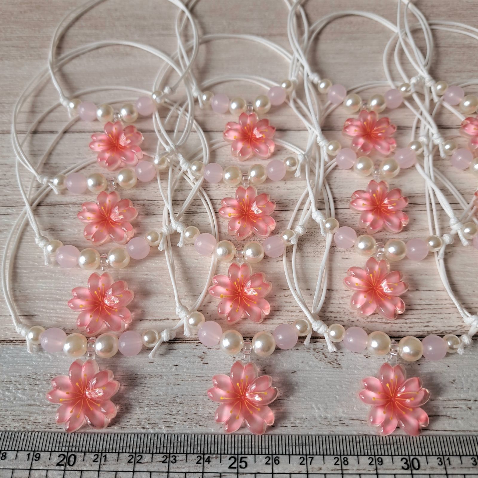 1】トリミングチョーカー☆桜a20本セット - メルカリ