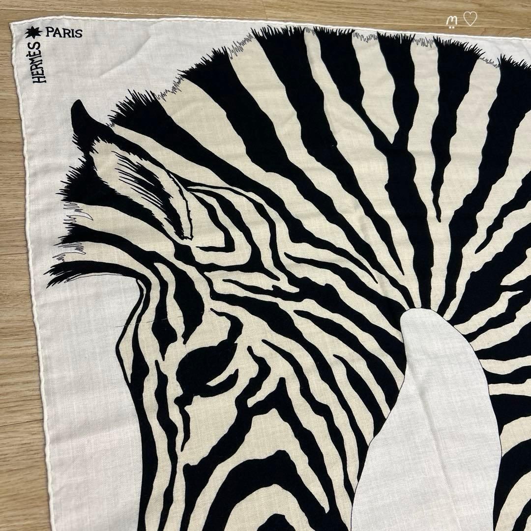 HERMESエルメス カレ140ジェアン ゼブラペガサス カシシル スカーフ