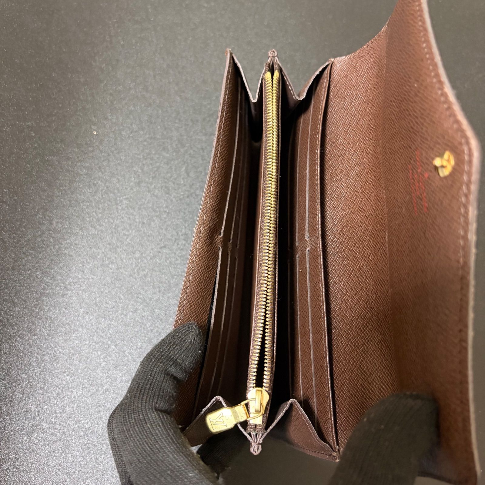 x76 ポルトフォイユ サラ 新型 Louis Vuitton ルイ ヴィトン 2つ 折り