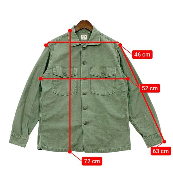 orSlow オアスロウ ミリタリー シャツ ジャケット US ARMY SHIRT