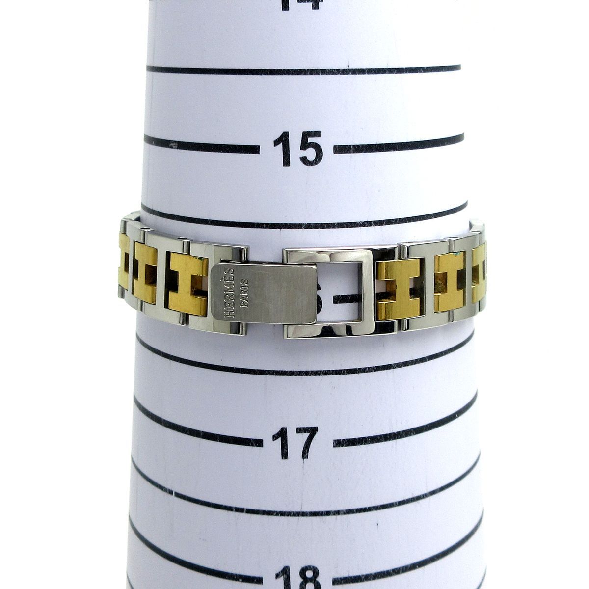 エルメス HERMES クリッパー レディース ゴールドコンビ アイボリー