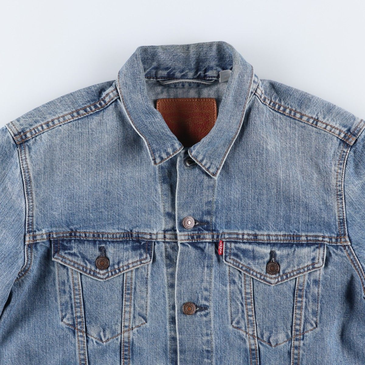 古着 リーバイス Levi's デニムジャケット Gジャン メンズM相当