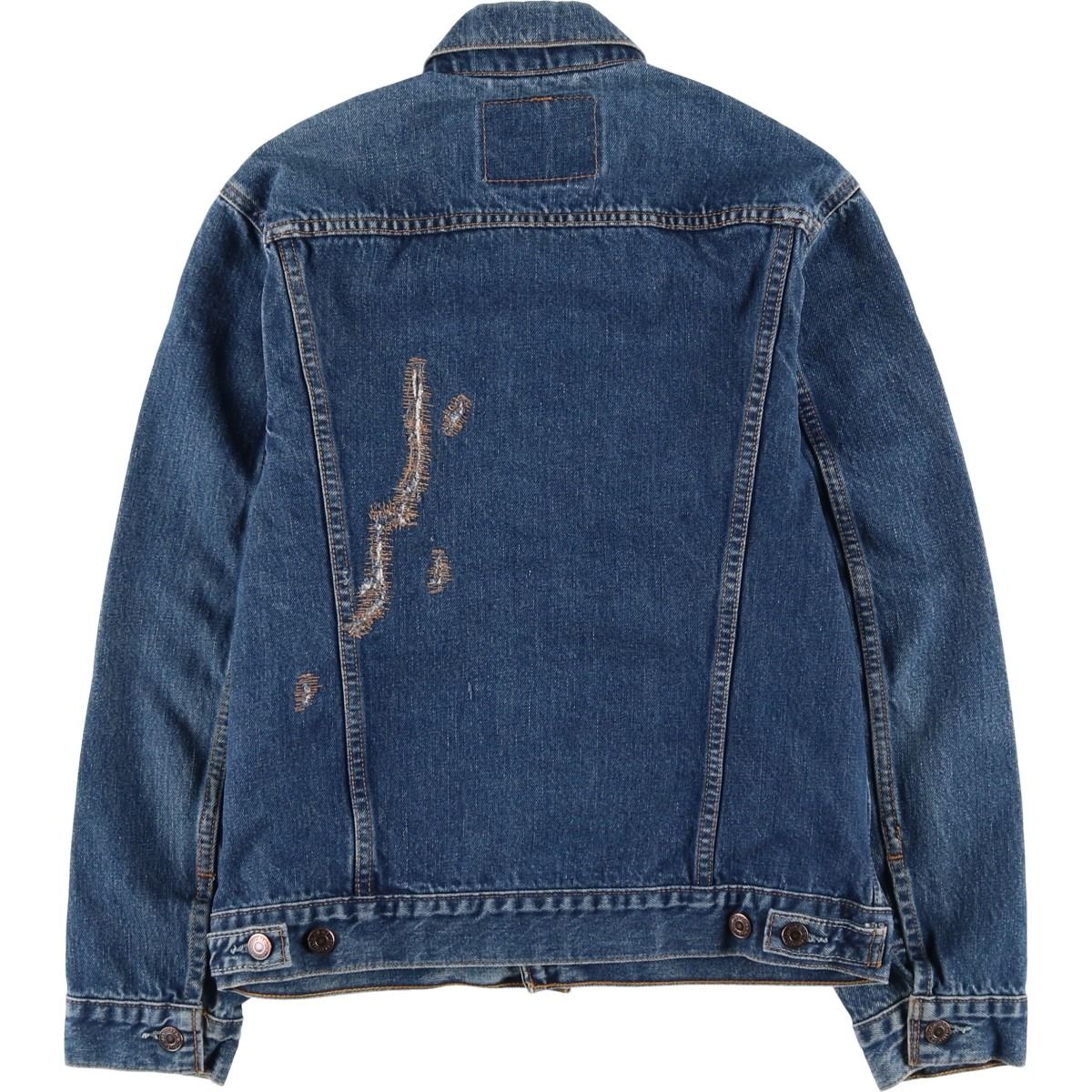 古着 90年代 リーバイス Levi's デニムジャケット Gジャン メンズS相当