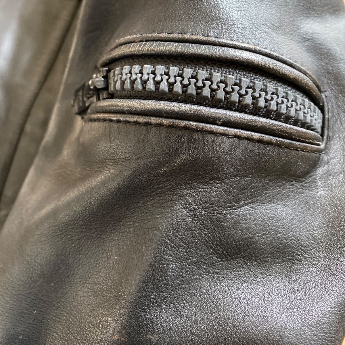 70〜80s vintage ECHTES LEDER レザージャケット ライダースジャケット
