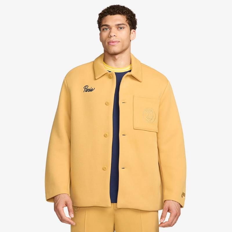 【送料無料・匿名配送】Nike ナイキ PSG パリ・サンジェルマン テックフリース シャケット 金 ゴールド 新品 正規品 日本未発売