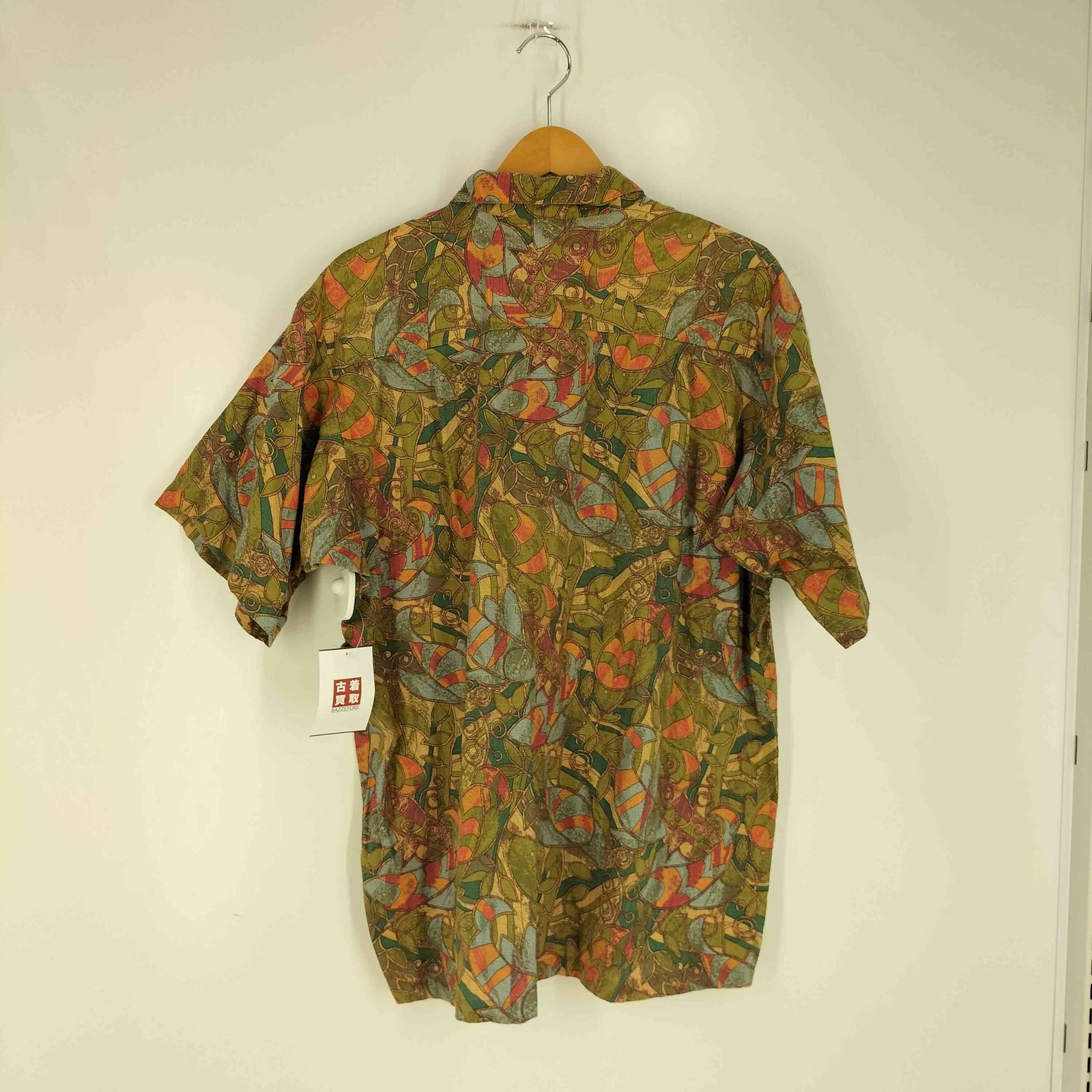 パタゴニア patagonia 90S 99SS 香港製 ORGANIC COTTON 魚 植物 アロハ