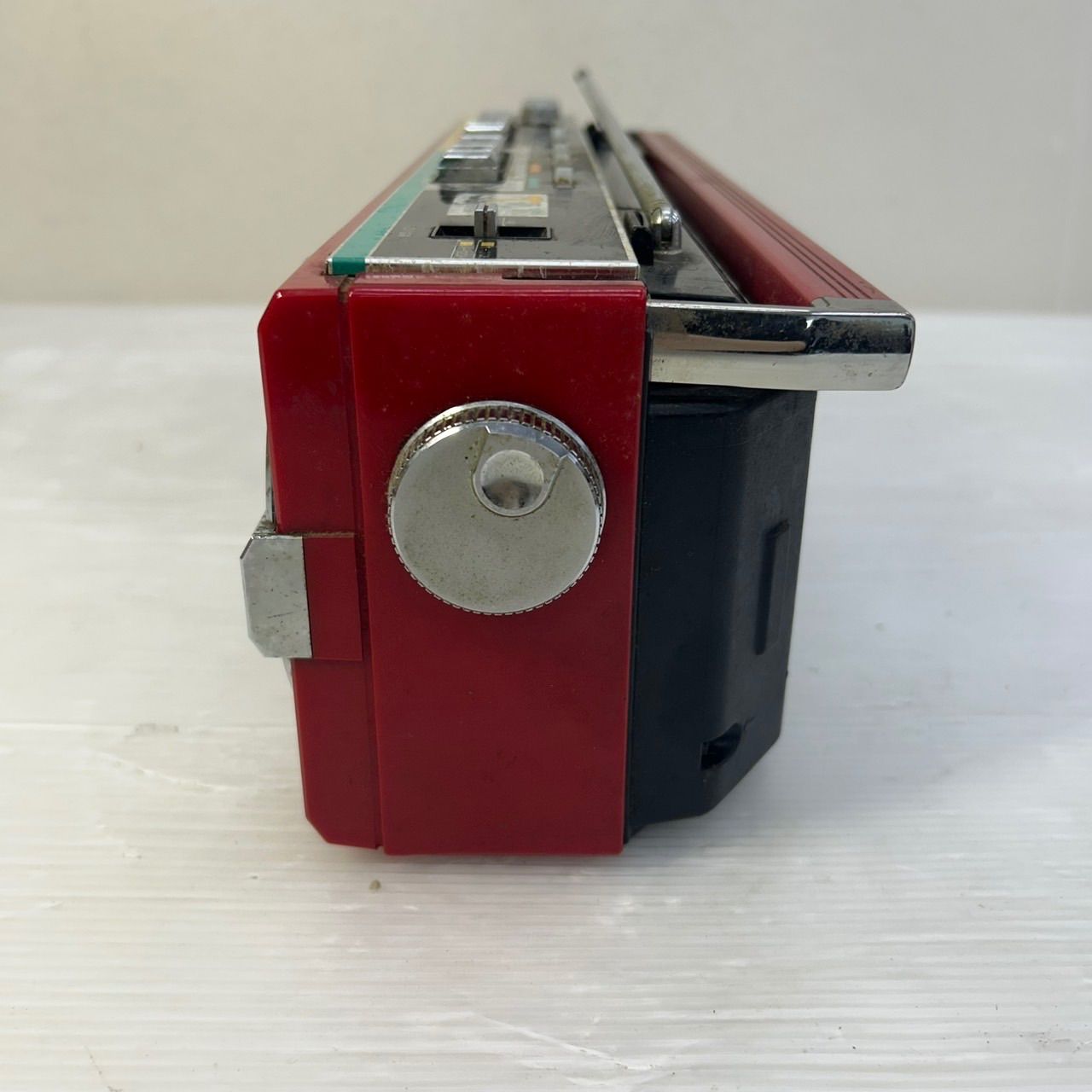 ☆ステレオダブルラジカセ ☆SHARP シャープ QT77MKⅡ 昭和レトロ 赤