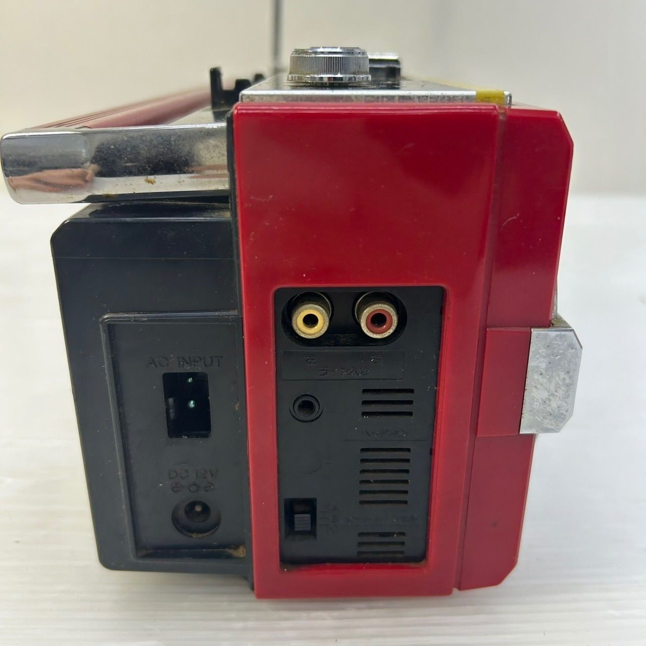 ☆ステレオダブルラジカセ ☆SHARP シャープ QT77MKⅡ 昭和レトロ 赤