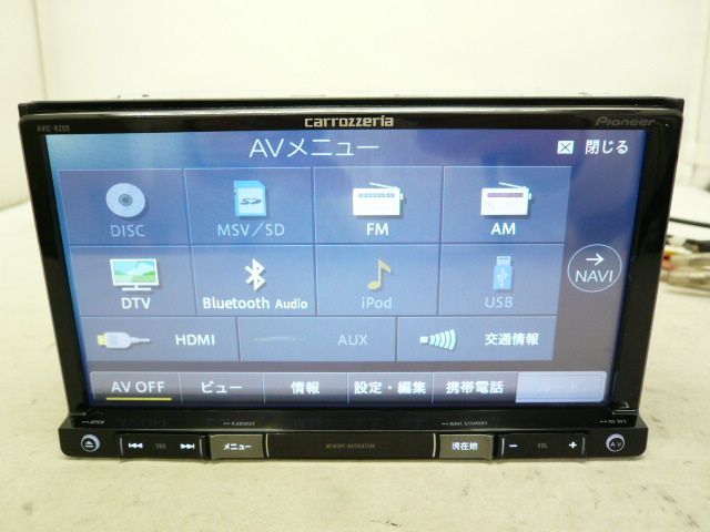 2025年 楽ナビ AVIC-RW09 HDMI/フルセグ/Bluetooth メーカー公式