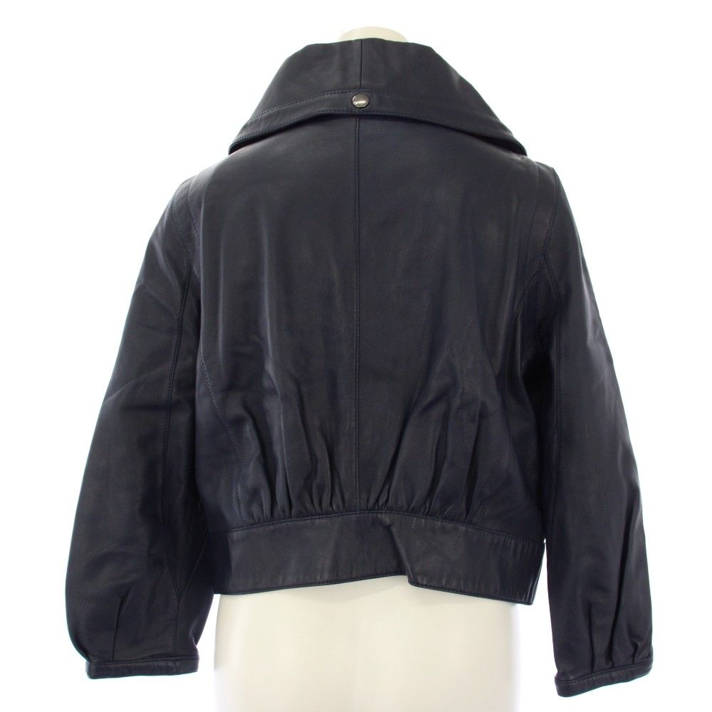 ダナキャランニューヨーク DKNY レザージャケット ラムレザー 羊革 七