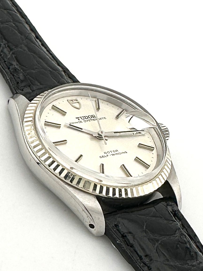  TUDOR 7990|4 プリンスオイスターデイト OH済み 自動巻き時計 チュードル クルーネック 自動巻き時計 腕時計(アナログ)