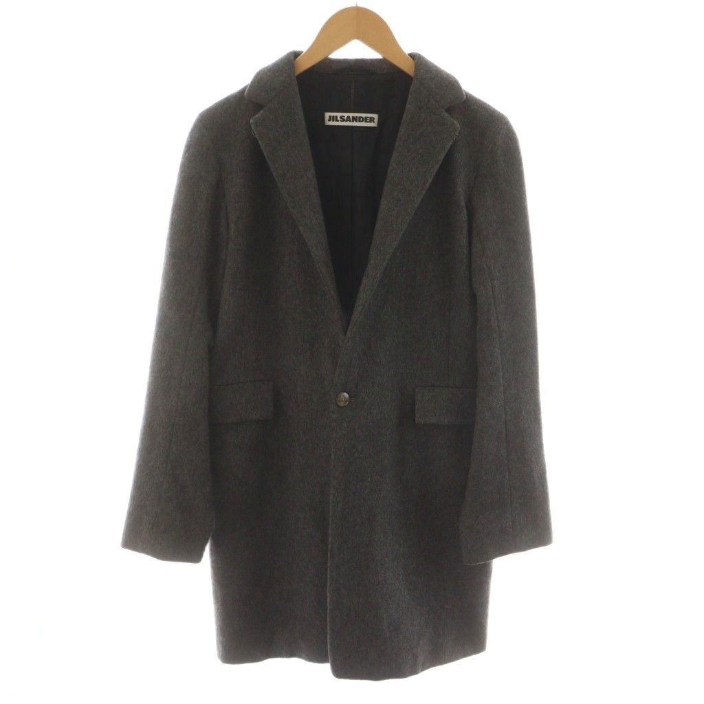 ジルサンダー JIL SANDER チェスターコート ロング丈 カシミヤ