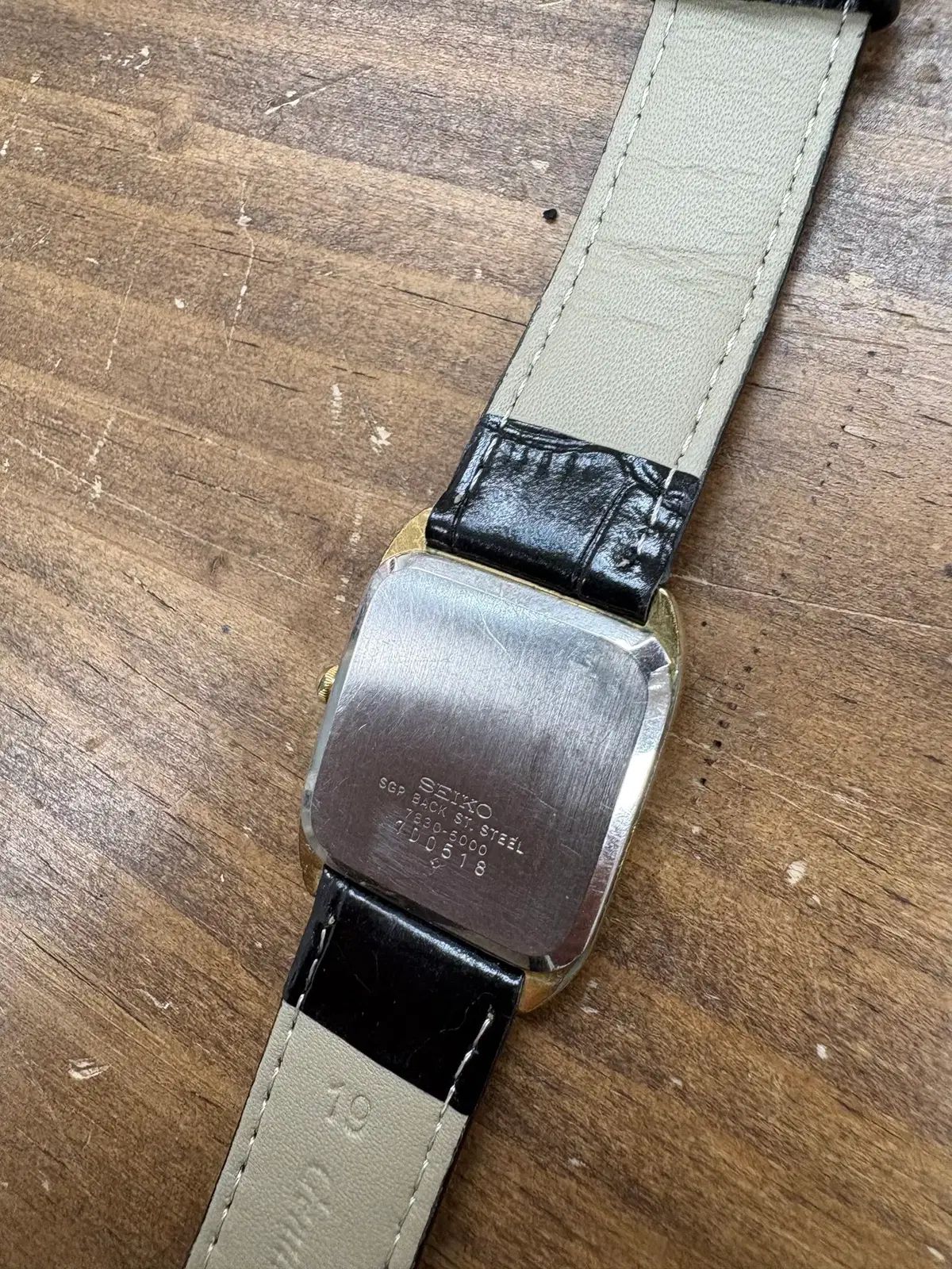 ヴィンテージ SEIKO ゴールド 金時計 黒金ベゼル 【公式通販】
