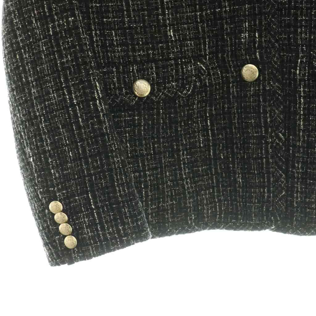 セルフォード CELFORD 24AW パイピングツイードジャケット ノーカラー