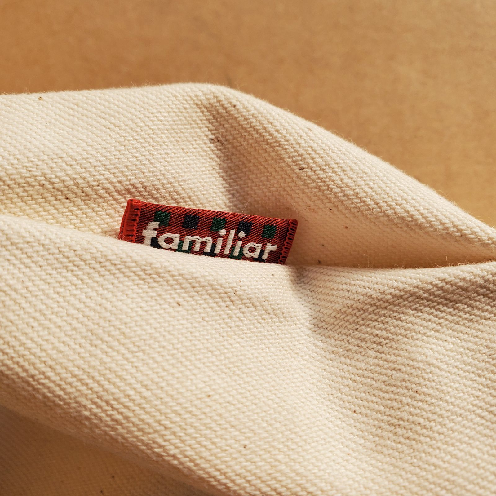 希少 familiar ファミちゃんロゴ マチ付きバッグ トートバッグ