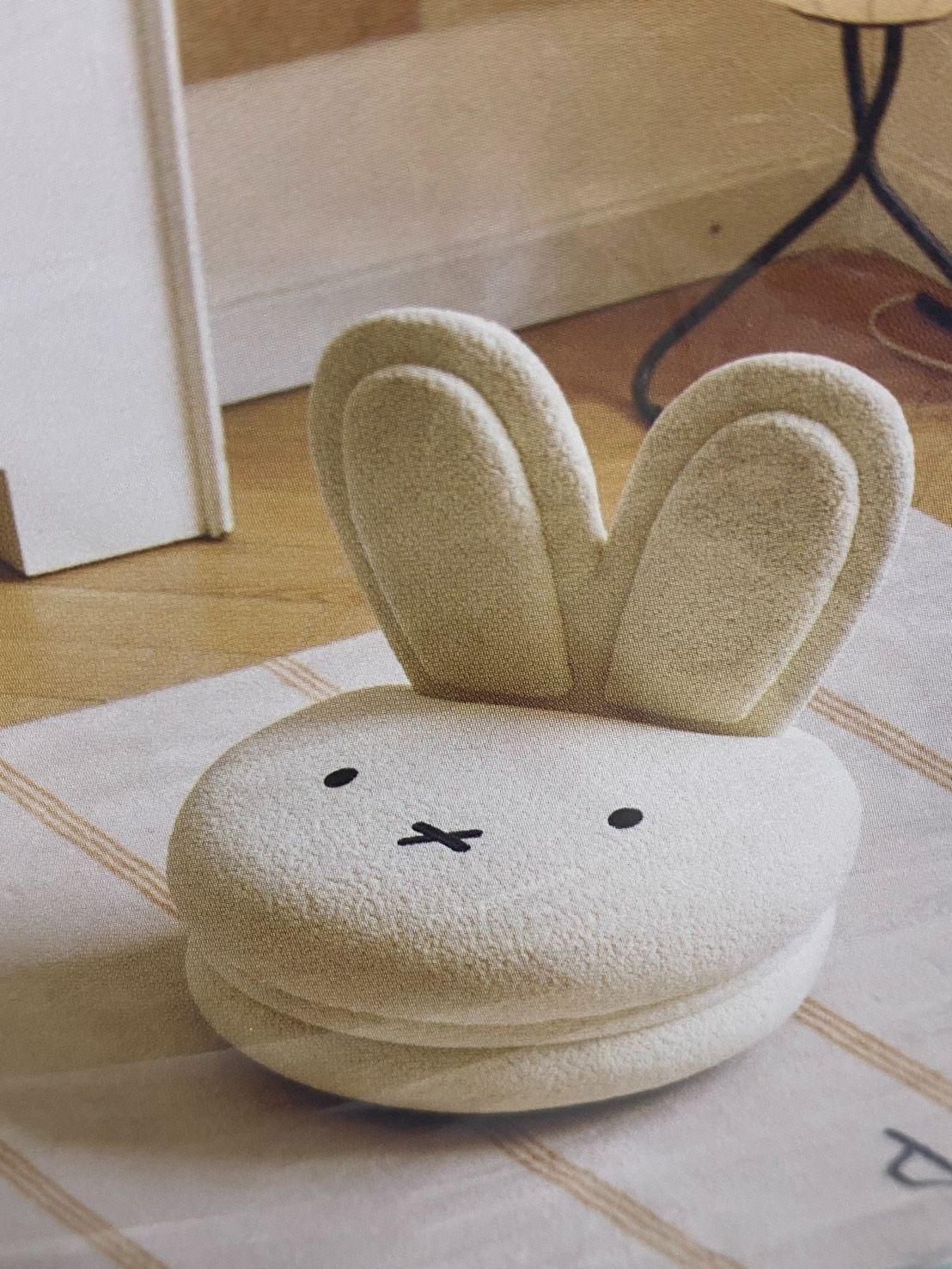 1B333-64391 未使用品 miffy ミッフィーのマカロンチェア 子供用