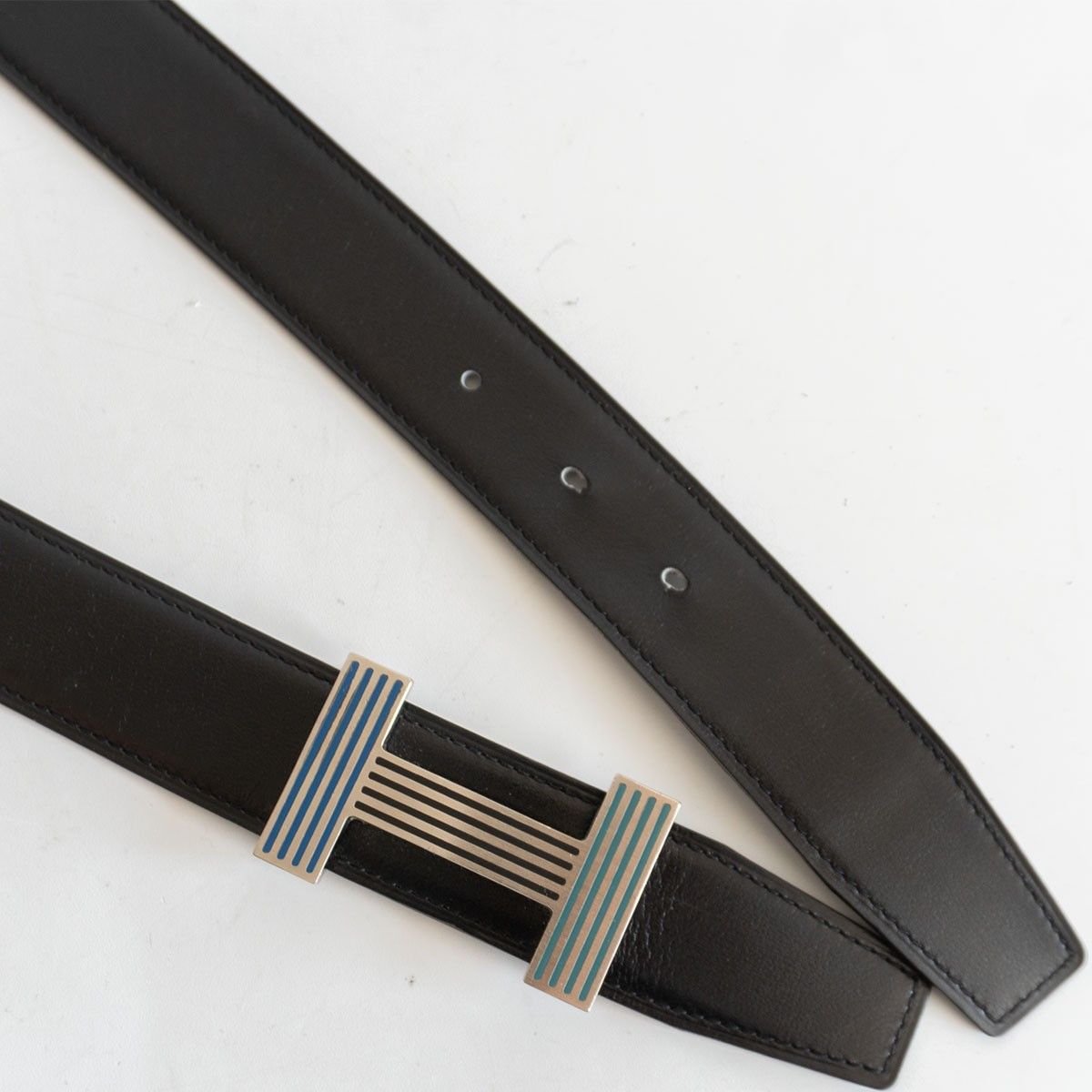 美品】 HERMES 【コンスタンス クイズ リバーシブル レザー ベルト