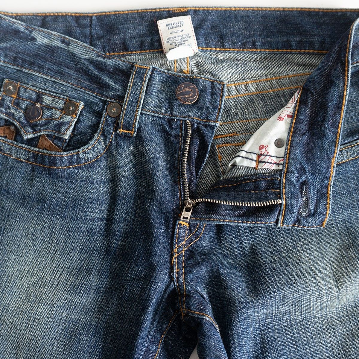 美品】True Religion 【ブーツカット デニム パンツ】 31 トゥルー 