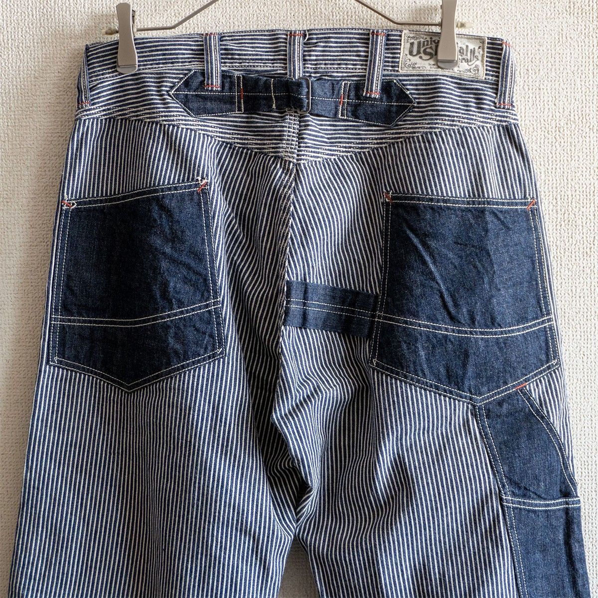 美品】FREEWHEELERS UNION SPECIAL OVERALLS【DERRICKMAN HICKORY】32 