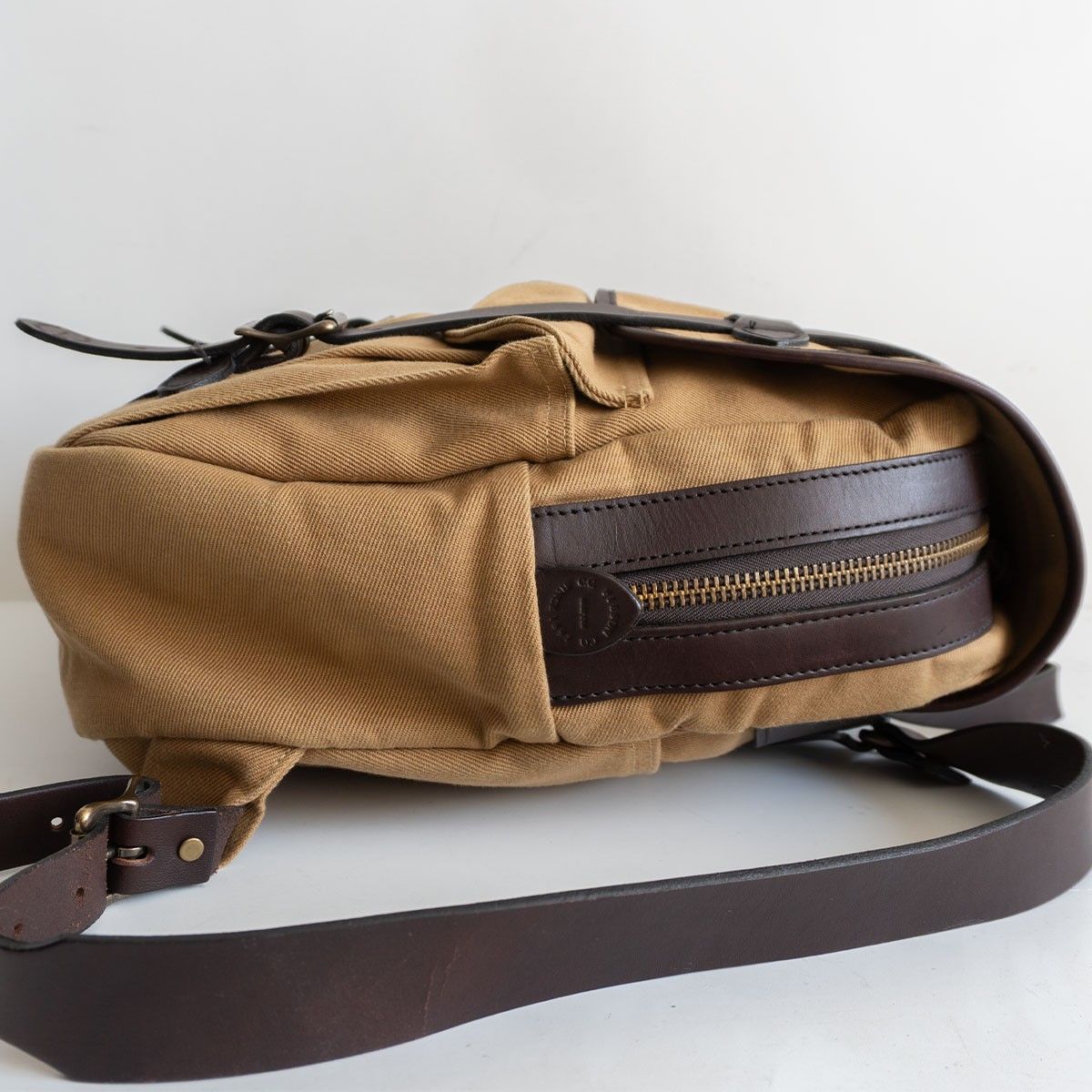 美品】FILSON【Rucksack リュック】タン コットンツイル×レザー 