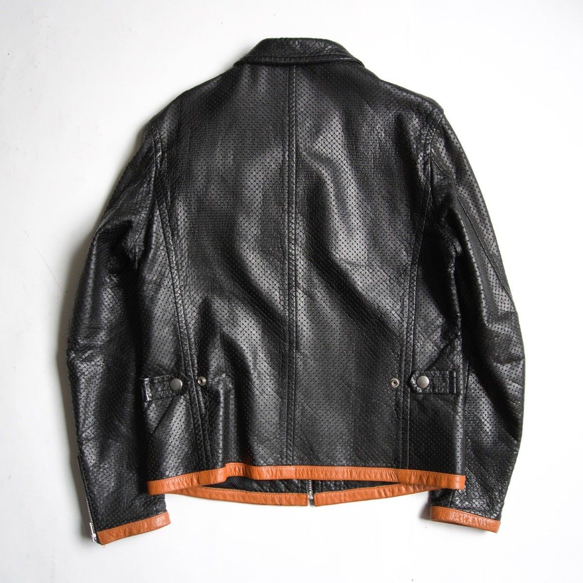 AD1999】COMME des GARCONS HOMME 【パンチング レザー ジャケット