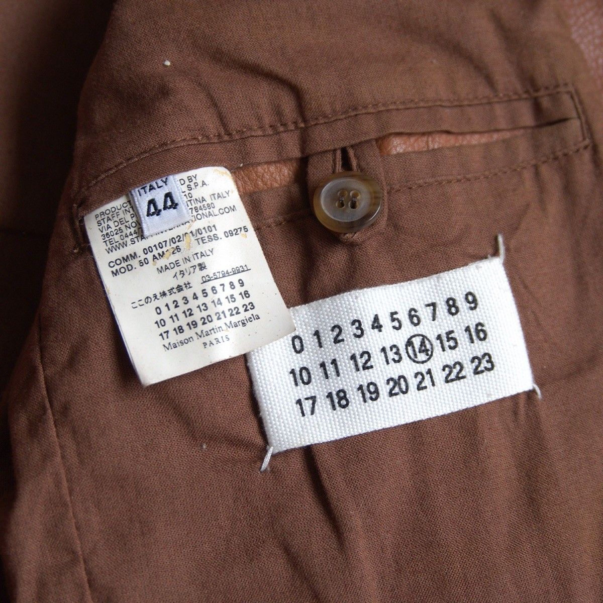 希少/10SS】Maison Martin Margiela 【八の字 シングル ライダース 