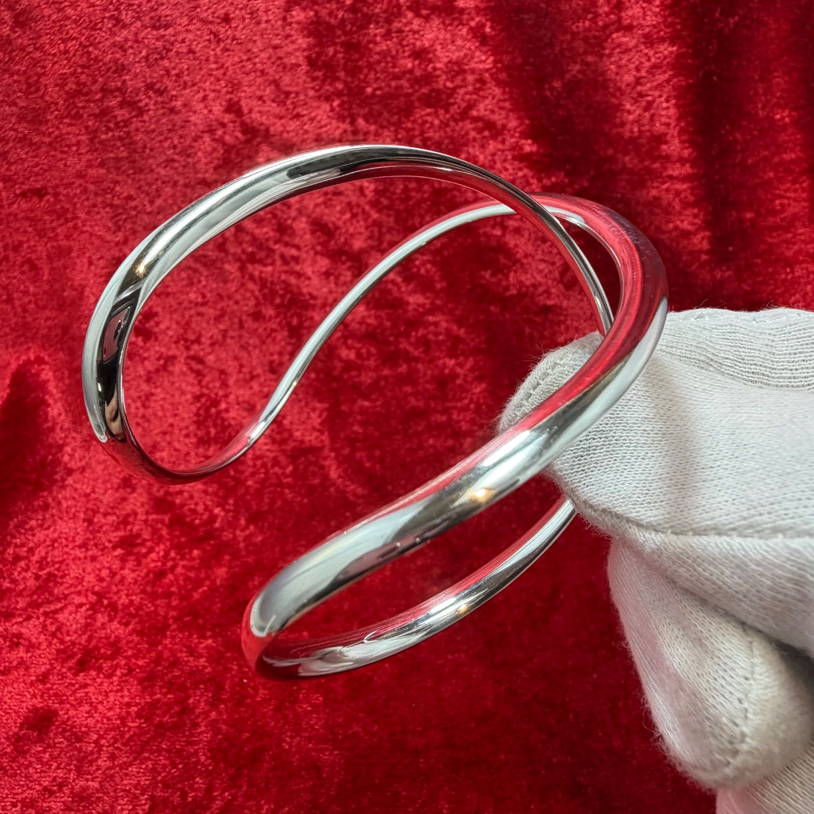 美品 インフィニティ バングル ♯452A ジョージジェンセン/GEORG