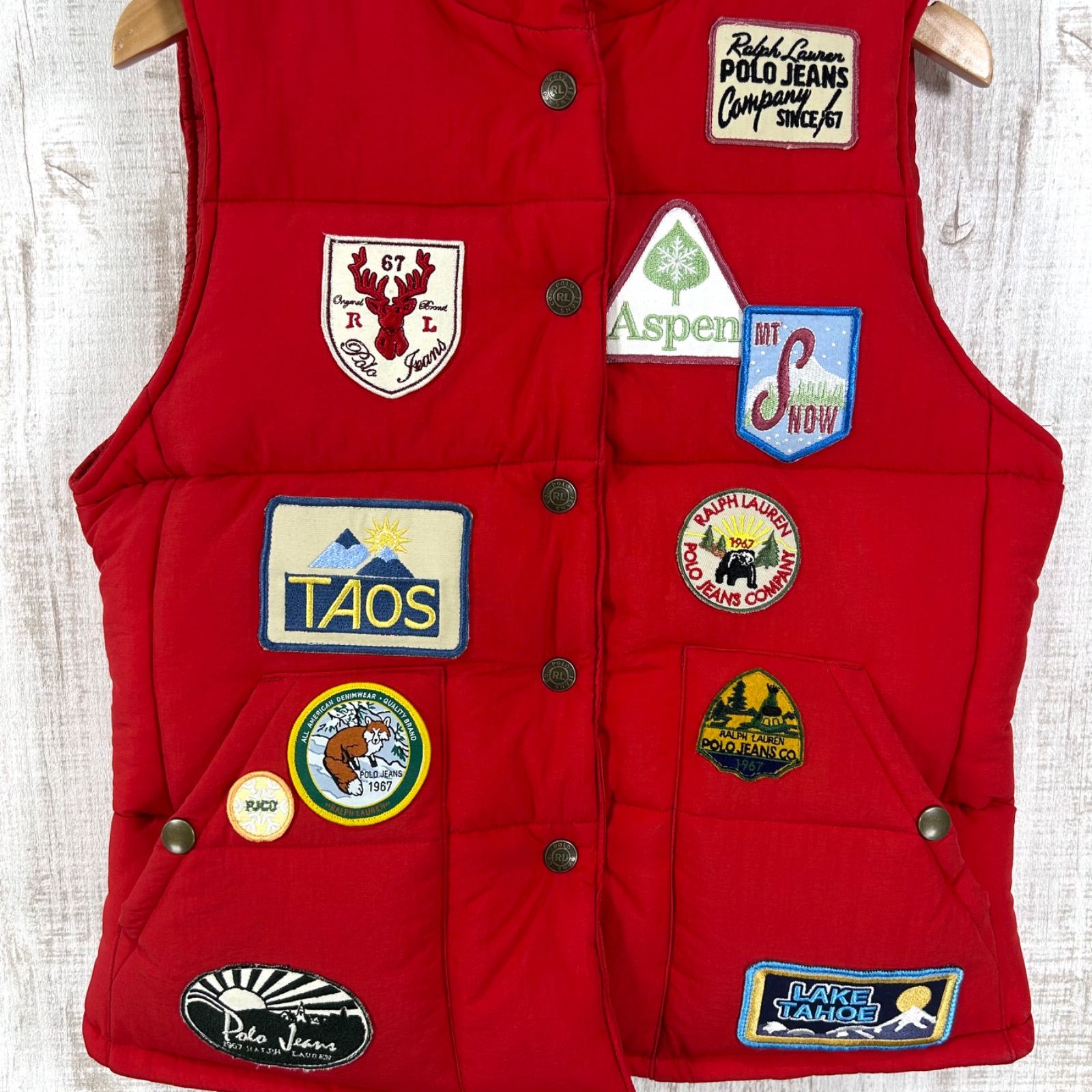 90s POLO JEANS RALPH LAUREN ラルフローレン マルチワッペン