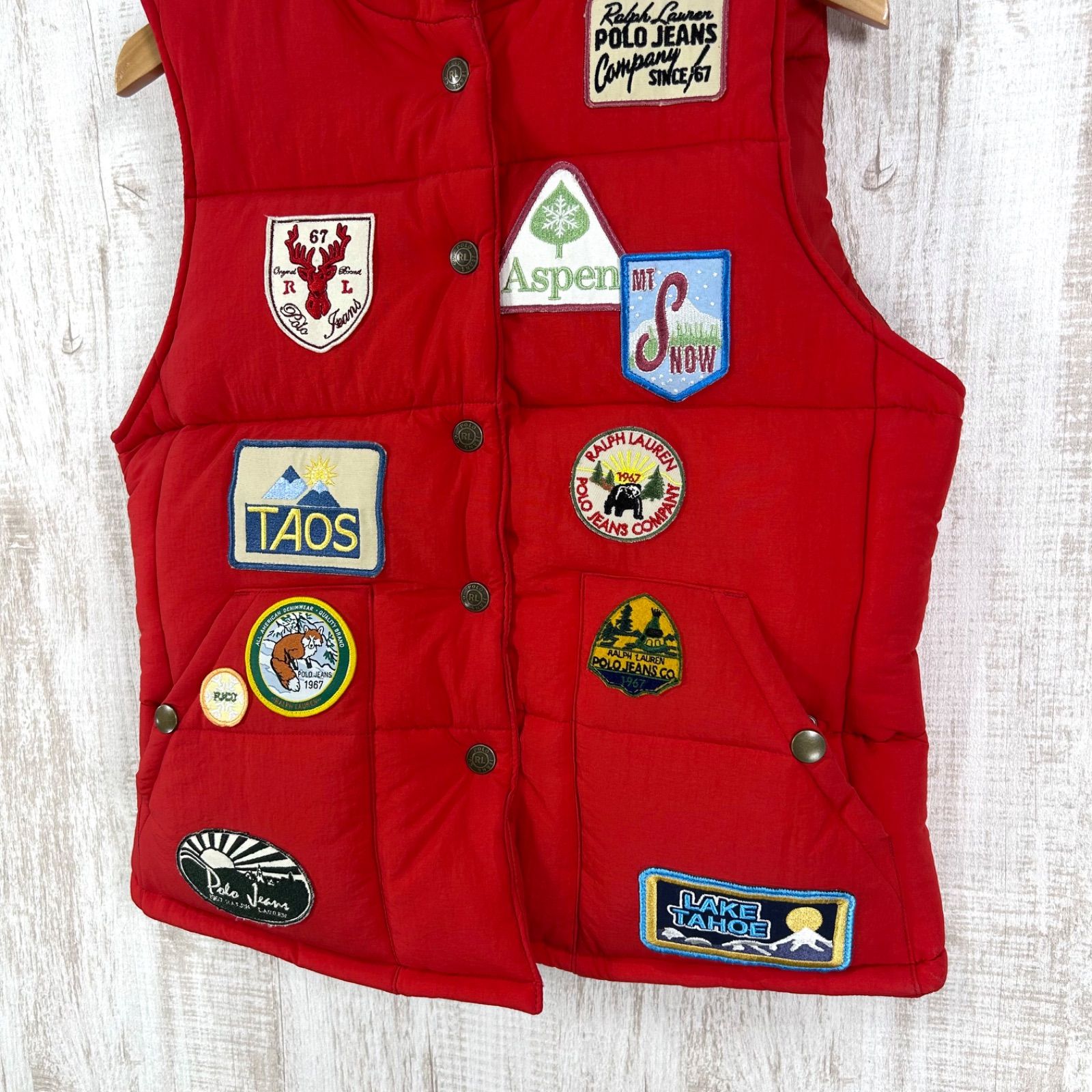 90s POLO JEANS RALPH LAUREN ラルフローレン マルチワッペン