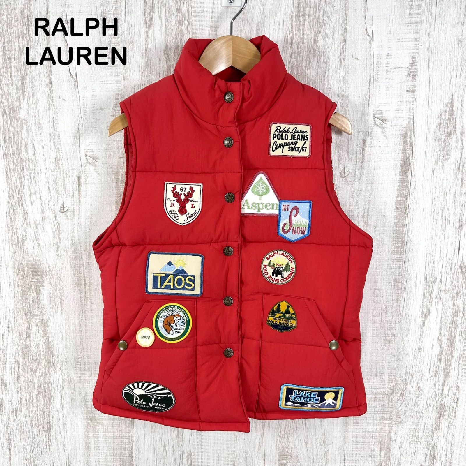 90s POLO JEANS RALPH LAUREN ラルフローレン マルチワッペン