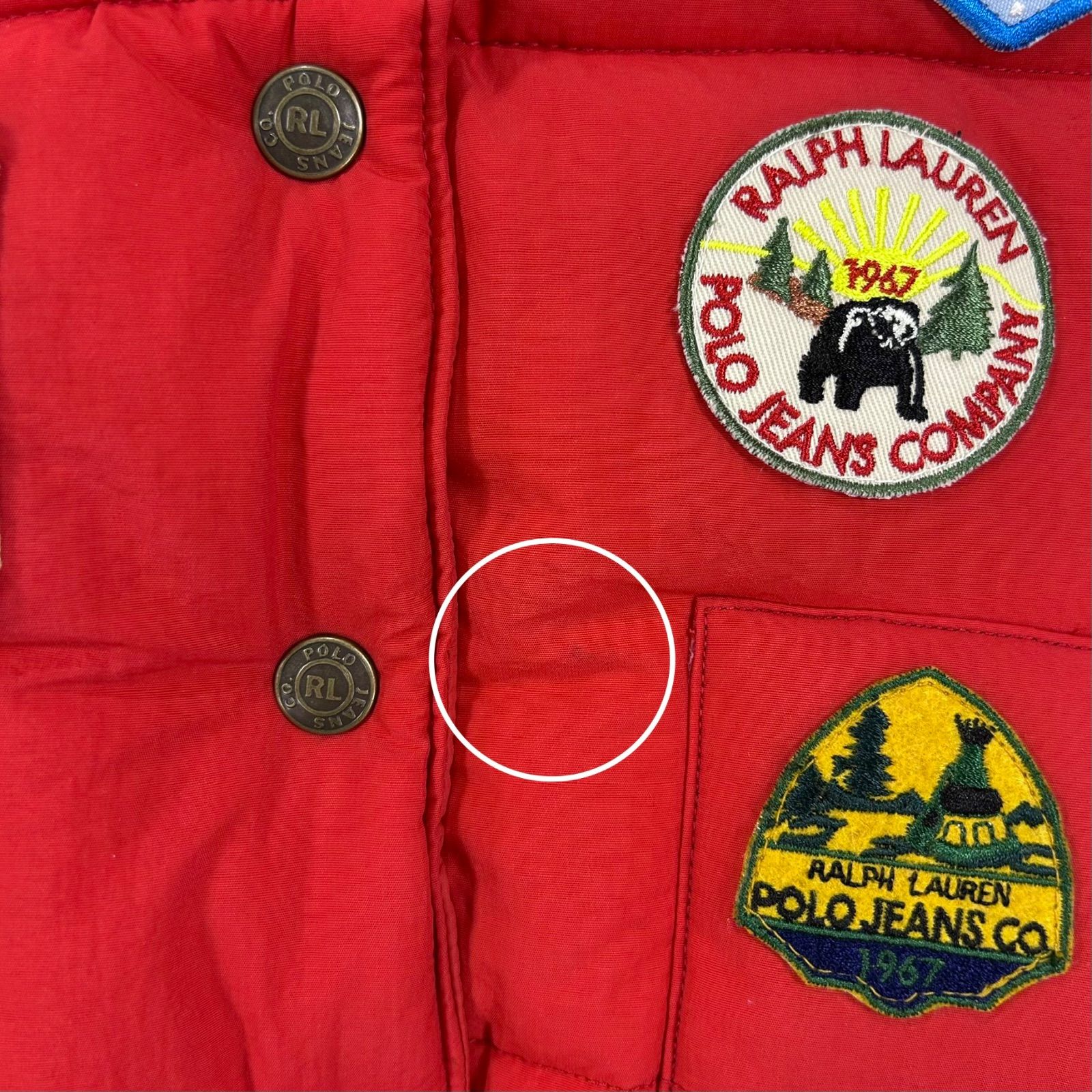 90s POLO JEANS RALPH LAUREN ラルフローレン マルチワッペン