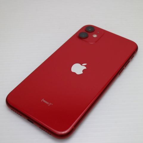 超美品 SIMフリー iPhone 11 64GB プロダクトレッド スマホ 本体 白ロム  土日祝発送OK 07000