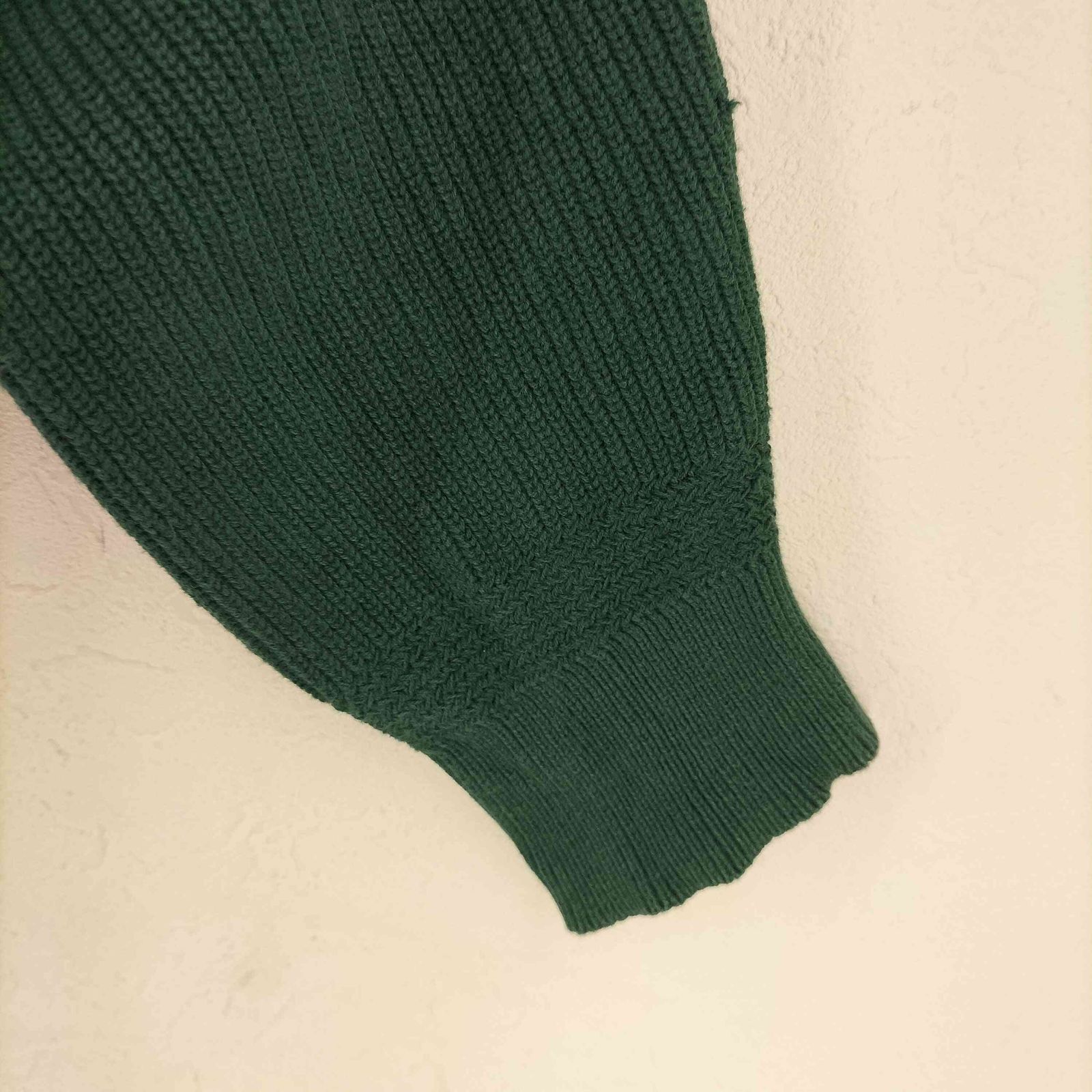 エルエルビーン L.L.Bean 80S USA製 ヘンリーネック コットンニット 