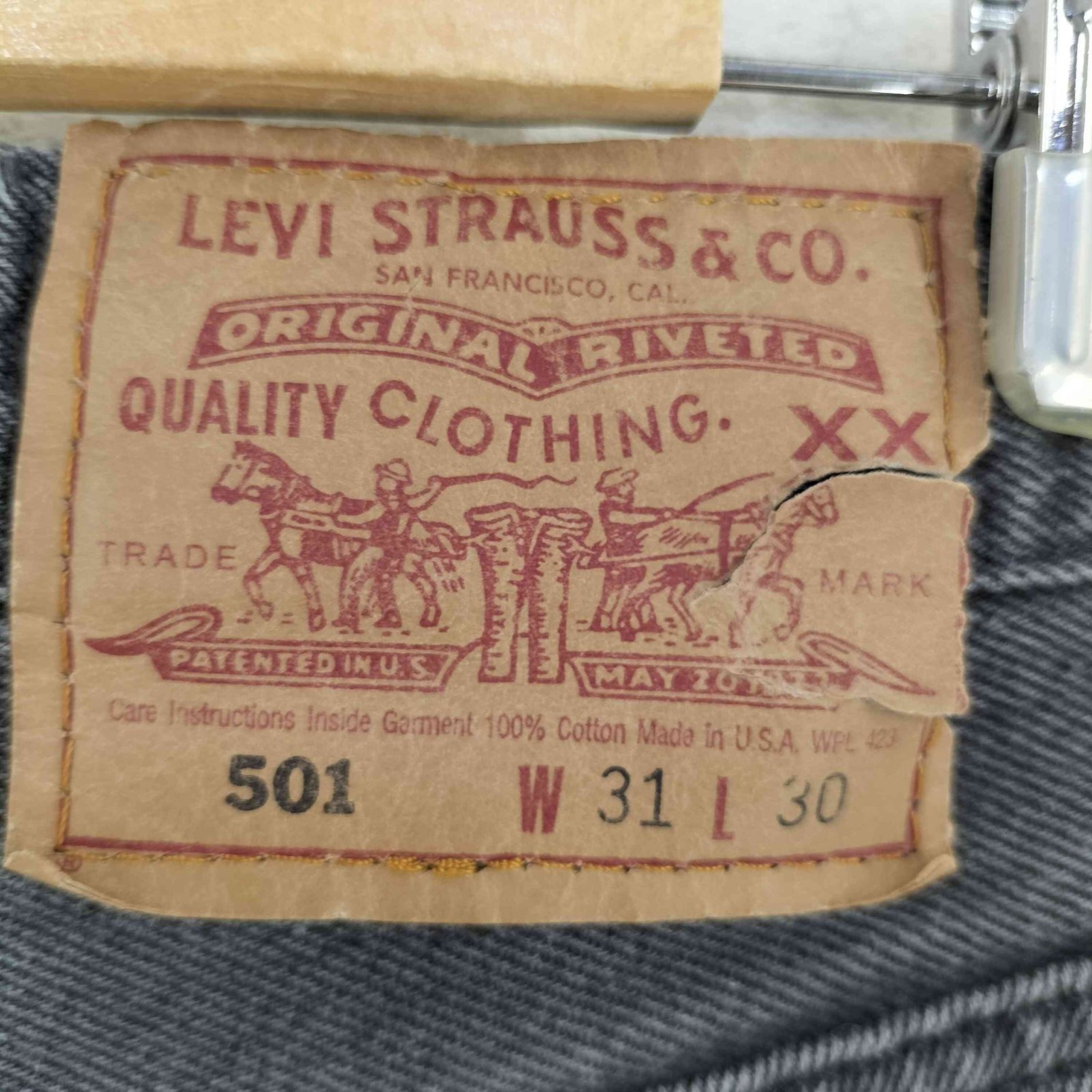 リーバイス Levis 90S USA製 501 ブラックデニムパンツ メンズ  W31 L30 90s リーバイス Levi\u0027s 501 ブラック デニム パンツ W27 MADE IN USA