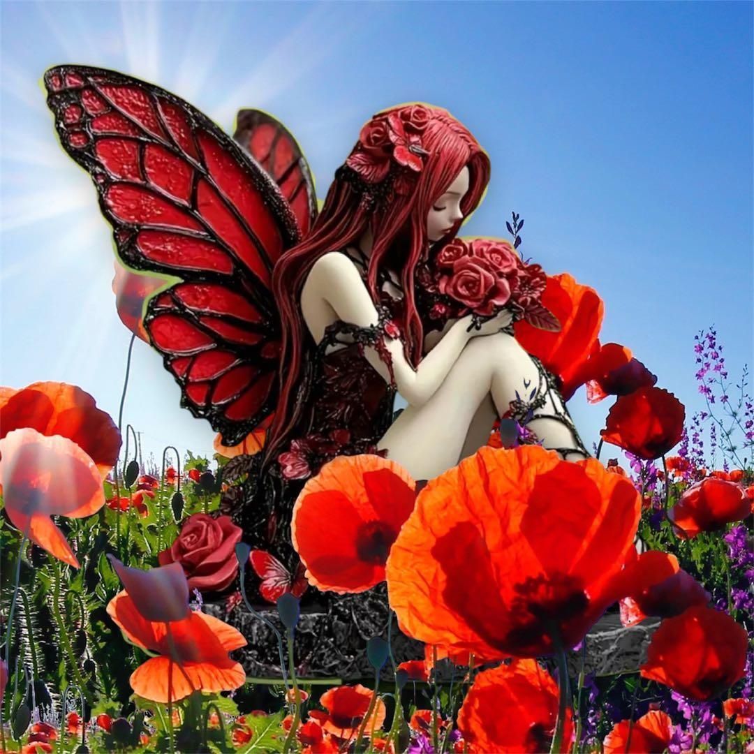 ガーデニングアクセサリー 園芸用品 妖精 オーナメント オブジェ