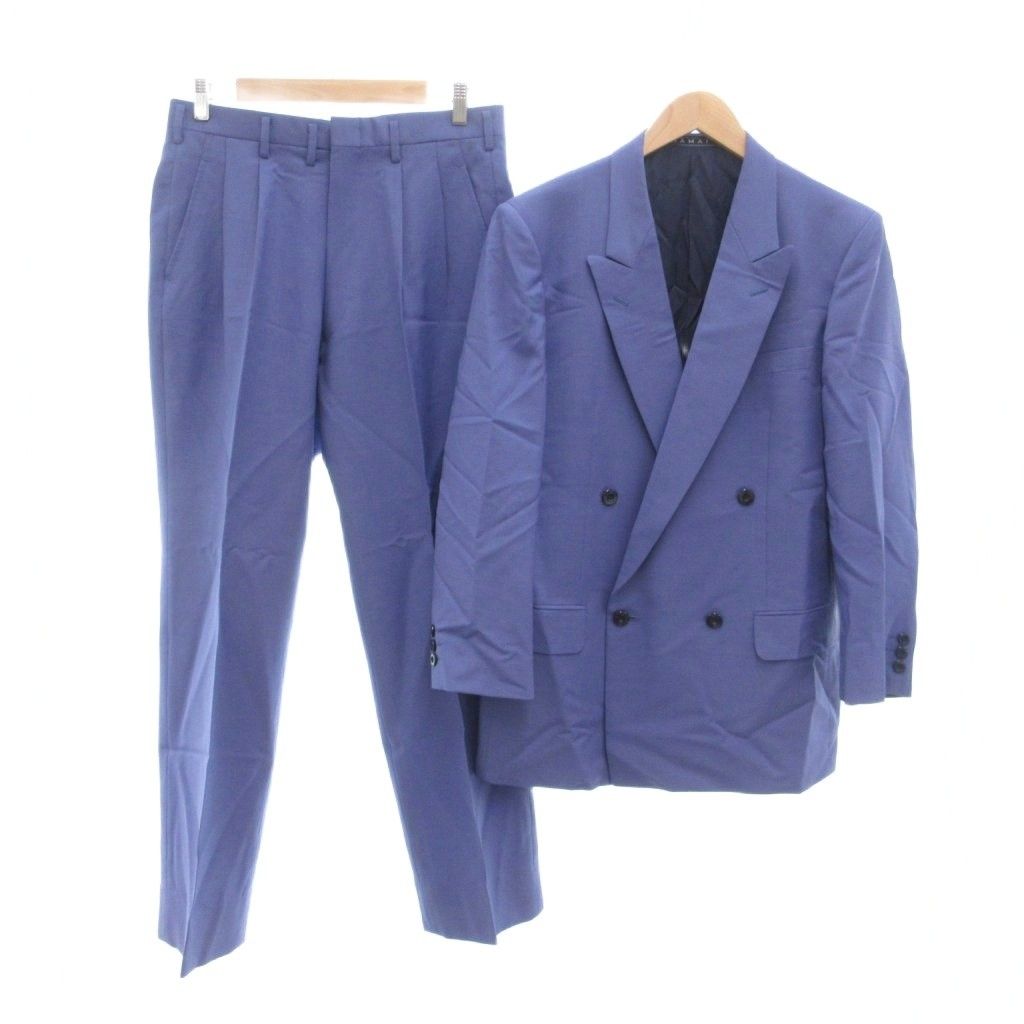 90s Yves Saint Laurant ダブル セットアップスーツ 美品 イヴ・サン